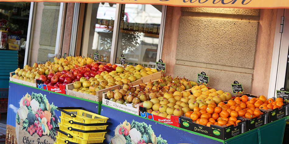 Chez Fabien Montpellier Primeur dans le quartier des Beaux Arts au centre-ville (® SAAM-fabrice Chort)