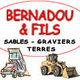 Entreprise BERNADOU et Fils Gignac produit et vend des sables, de la terre, des graviers et autres pour les particuliers et professionnels.