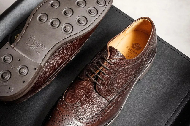 Derby Barton Grainé Marron - Chaussures pour Homme Haut de gamme chez Finsbury Montpellier