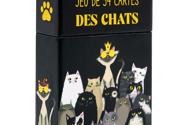 Jeu de 54 cartes des chats
