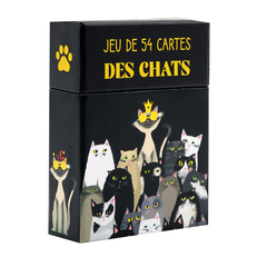 Jeu de 54 cartes des chats