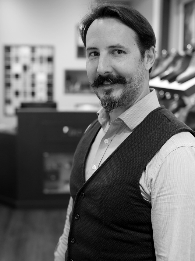 Finsbury Montpellier • chaussures hommes haut de gamme • Mathieu Lattes responsable (® SAAM-fabrice Chort)