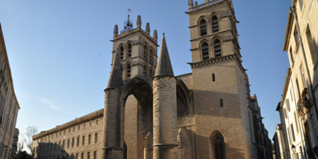 Vue de la Cathedrale St Pierre au centre-ville de Montpellier (credits photos: netWorld)