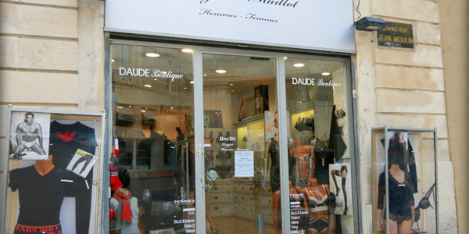 Lingerie Daudé Montpellier au coeur de la Grand Rue au centre-ville (® networld-Fabrice Chort)