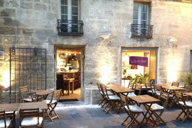 Terrasse du restaurant L'Auvergnat au centre-ville de Montpellier (credits photos: L'Auvergnat)