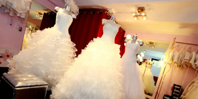 Robe de mariée à Montpellier en boutique et magasin, robe de createur... (® SAAM-fabrice chort)